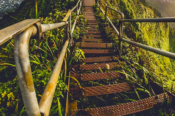 Лестница Хайку на Гавайях